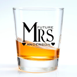 Future Mrs Verlobte Engagement Party Brautparty Schnapsglas