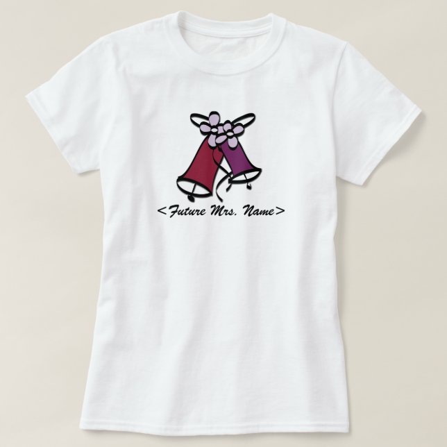 Future Mrs Wedding Bells T-Shirt (Design vorne)