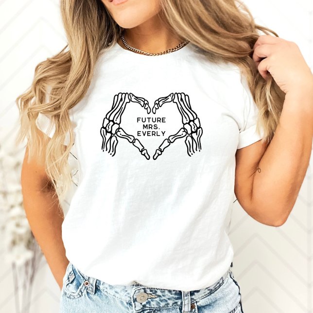 Future Mrs Women Shirts Gothic Skeleton Hands (Von Creator hochgeladen)