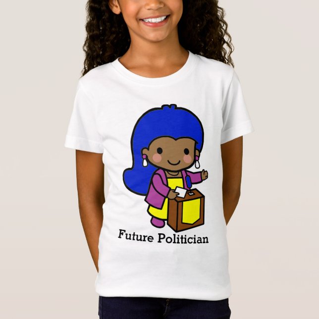 Future Niedlich Girl Politicit / Lautsprecher T-Shirt (Vorderseite)