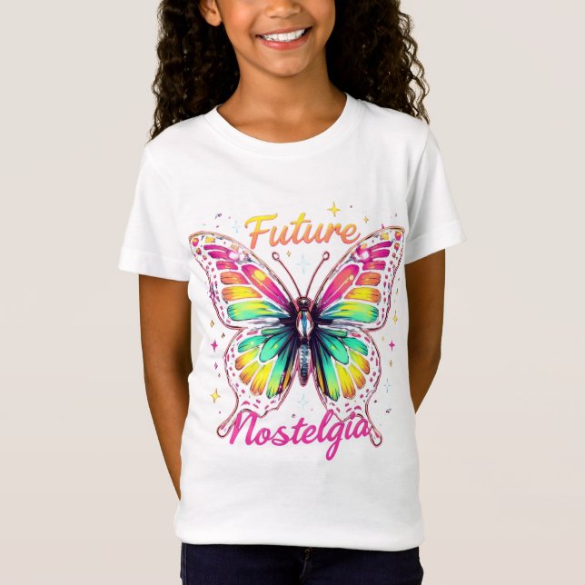 Future Nostalgia Girl" T - Shirt (Vorderseite)