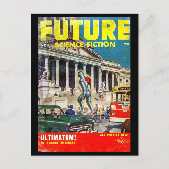 Future November 1953_Pulp Art Postkarte (Vorderseite)