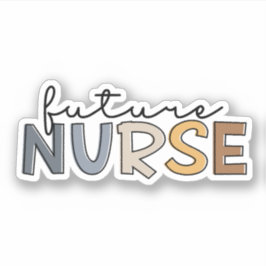 Future Nurse | Geschenk für Krankenpfleger Aufkleber