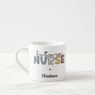 Future Nurse Geschenk für Krankenpfleger Espressotasse