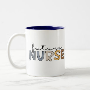 Future Nurse   Geschenk für Krankenpfleger Zweifarbige Tasse