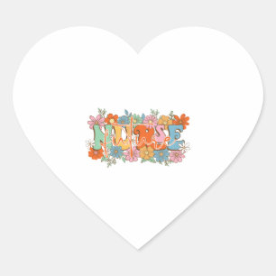 Future Nurse Herz-Aufkleber