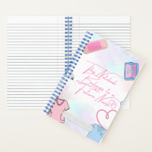 Future Nurse Notebook Notizbuch