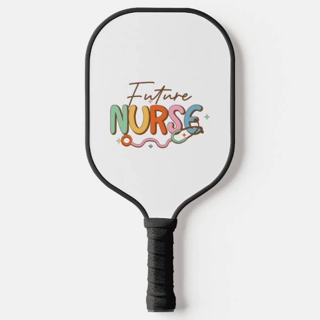 Future Nurse Pickleball Schläger (Vorderseite)