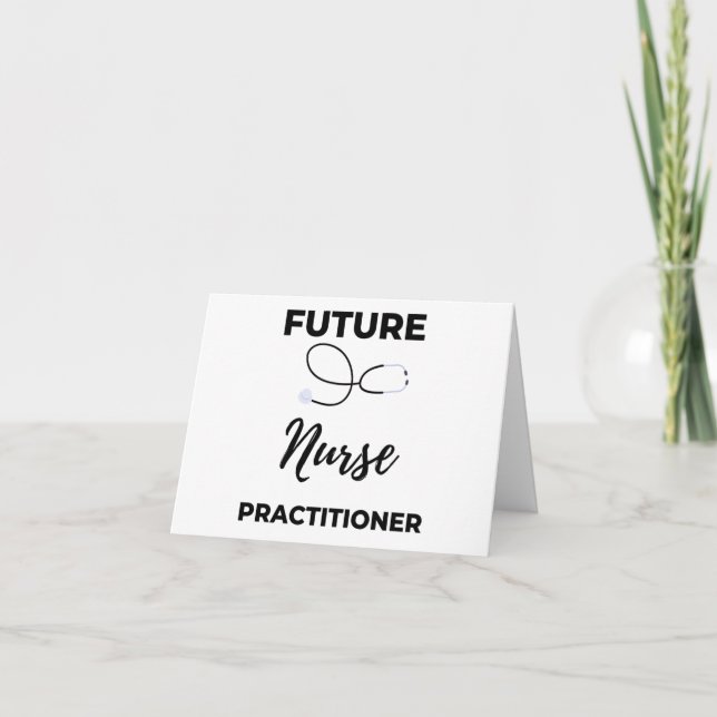 Future Nurse Practitioner 2 Karte (Vorderseite)