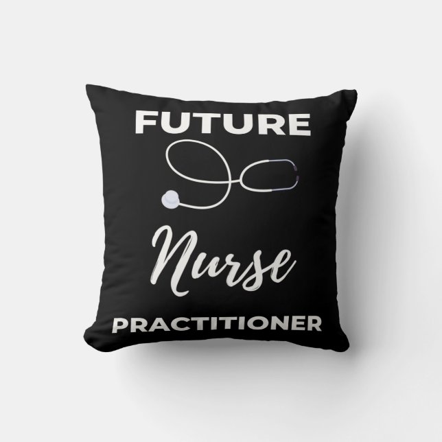 Future Nurse Practitioner Kissen (Vorderseite)