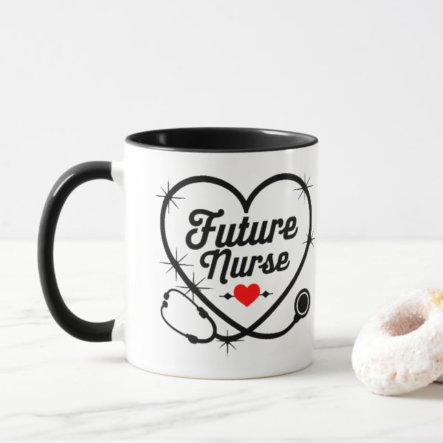 Future Nurse Tasse (Mit Donut)