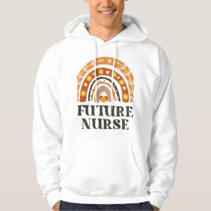 Future Nurse Vintage Rainbow Hoodie