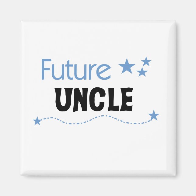 Future Oncle T - Shirt und Geschenke Magnet (Vorne)