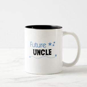 Future Oncle T - Shirt und Geschenke Zweifarbige Tasse