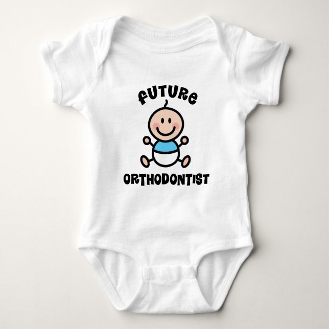 Future Orthodontist Baby Gift Baby Strampler (Vorderseite)