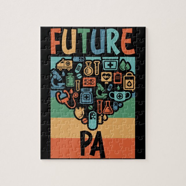 Future PA Student Funny Physician Assistenz Gesche Puzzle (Vertikal)