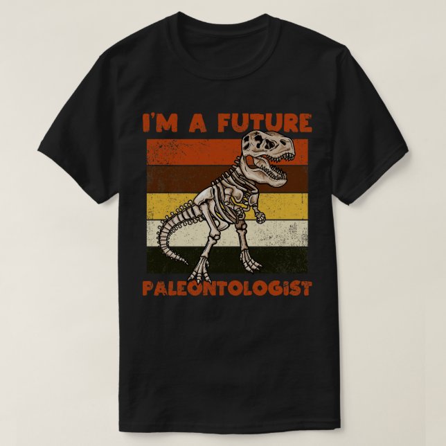Future Paleontologe Dinosaur T-Shirt (Design vorne)