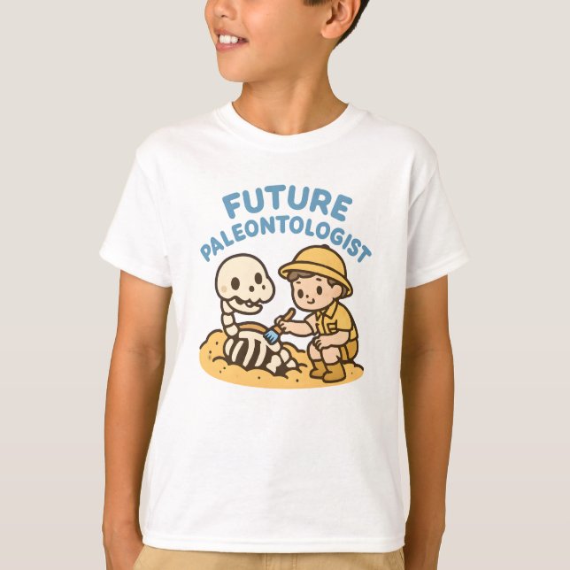 Future Paleontologist Shirt for Kids (Vorderseite)