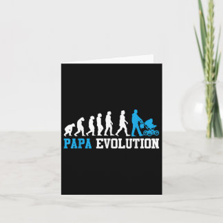 Future Pater Papa Evolution Funny Vaterhood Karte