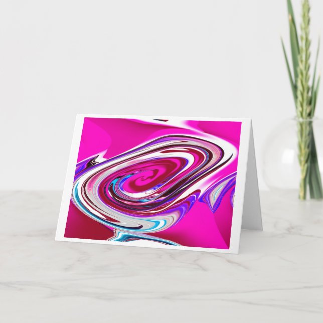 Future Pathway Art Feiertagskarte (Vorderseite)