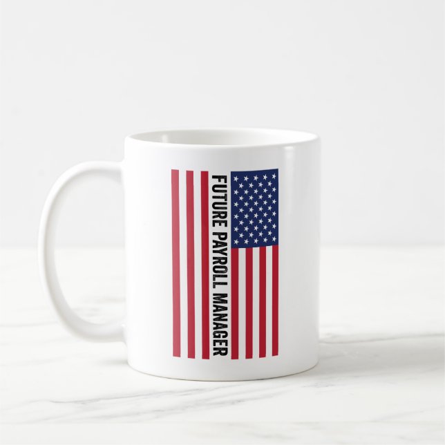 Future Payroll Manager Kaffeetasse (Links)