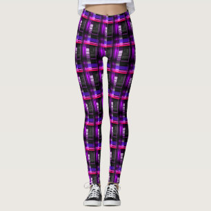 Future Perfect Kariert Futuristic Leggings