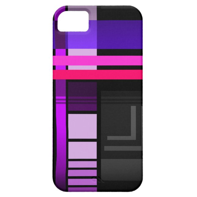 Future Perfect Kariert iPhone Case (Rückseite)