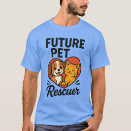 Future Pet Rescuer Cute Kids Animal Rescue T-Shirt