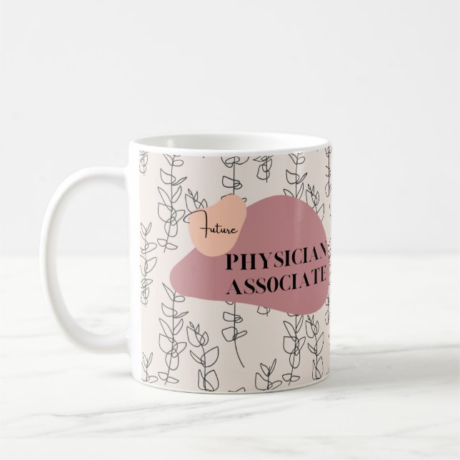 Future Physician Associate Coffee Tasse Geschenk (Links)