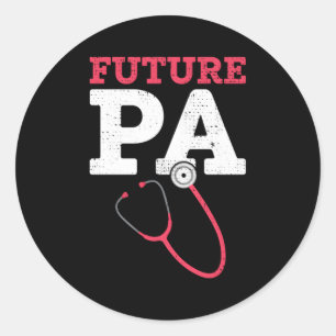 Future Physicians Assistant Pa School Runder Aufkleber