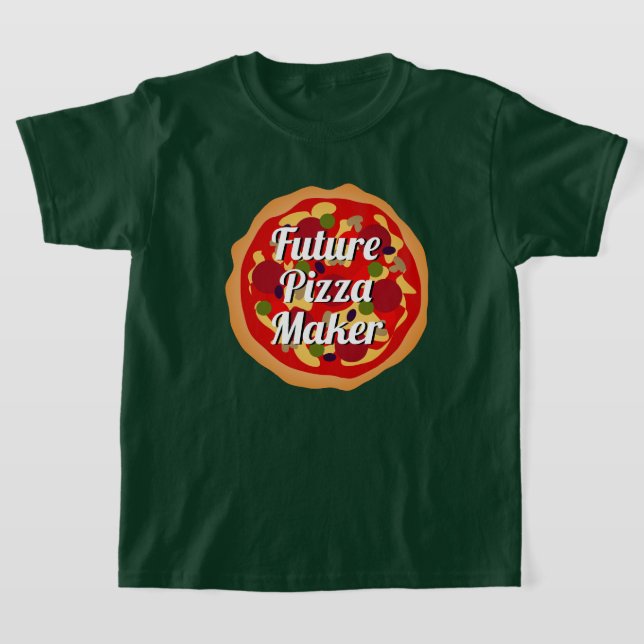 Future Pizza Maker lustiges italienisches Shirt (Ablage )