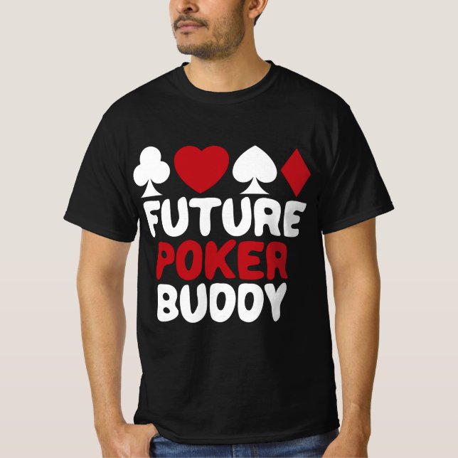 Future Poker Player Buddy Baby Boy Girl Niedlich G T-Shirt (Vorderseite)