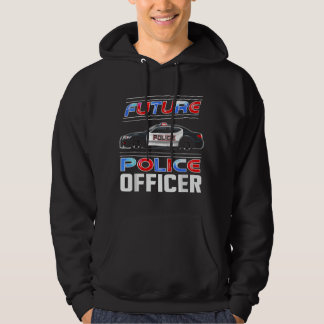 Future Police Officer Boy Police Officer Costume P Hoodie