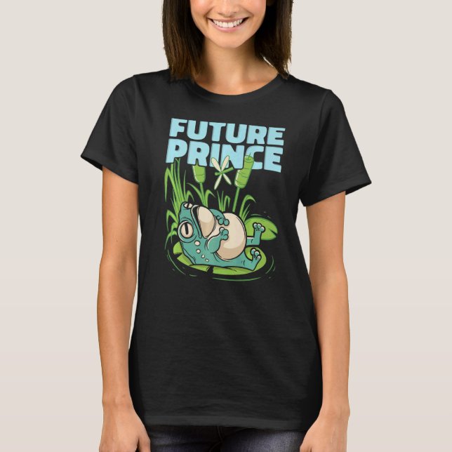 Future Prince Frog Lily Pads T-Shirt (Vorderseite)