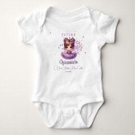 Future Quinceañera Baby Outfit - Lilac Lila Gesche Baby Strampler