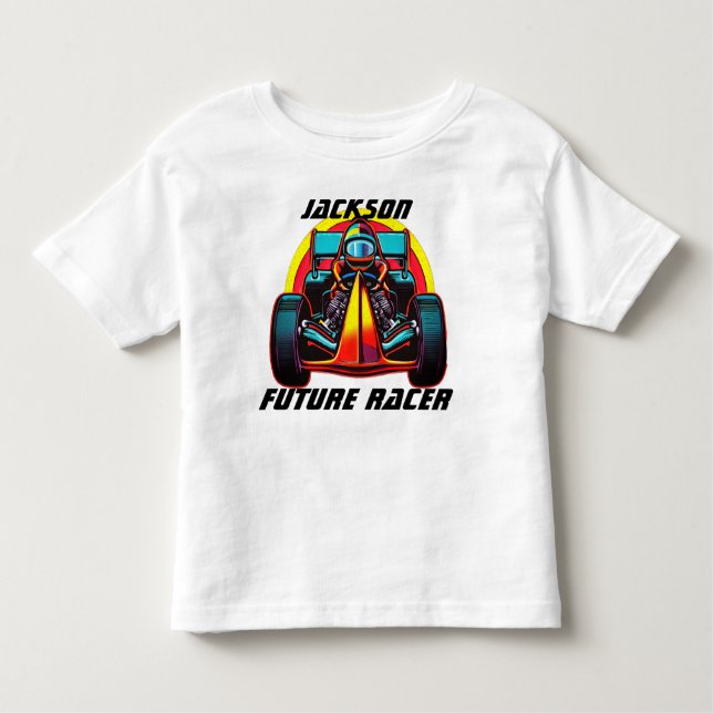 Future Racer Kleinkind T-shirt (Vorderseite)
