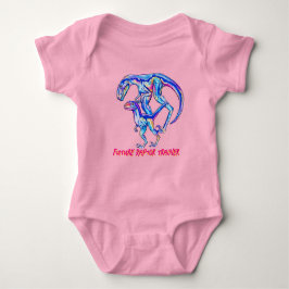 Future Raptor Trainer Velociraptor baby bodysuit Strampler