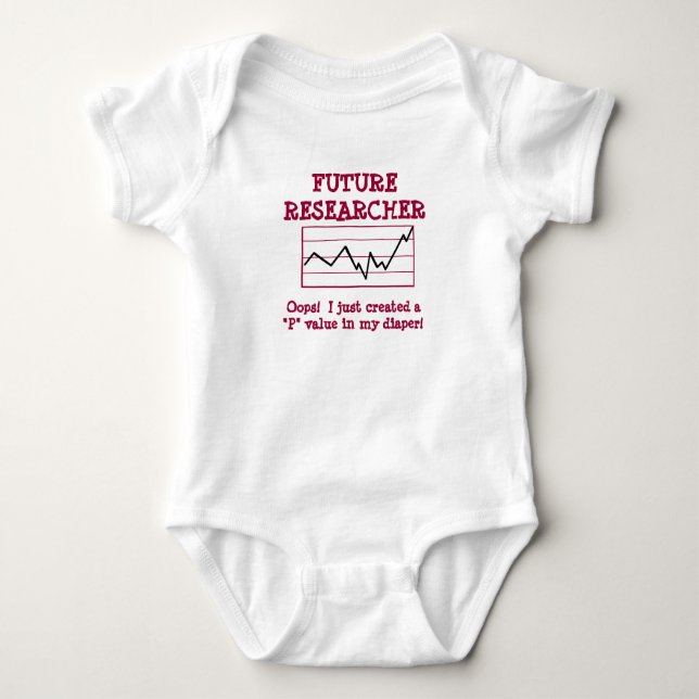Future Researcher Baby Bodysuit Strampler (Vorderseite)