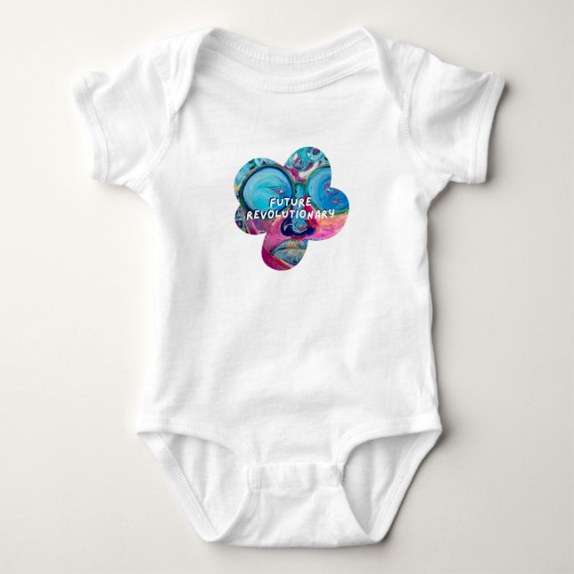 Future Revolutional Baby Body Anzug Strampler (Vorderseite)