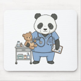Future RN Panda: Adorable Medical Student  Mousepad