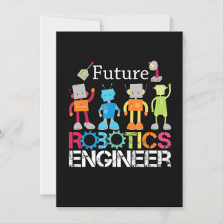 Future Robotics Engineer Roboter Lover Costume Gif Ankündigung