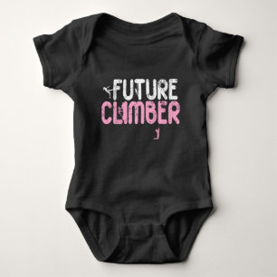 Future Rock Climber Climbing Baby Girl Kid Newborn Strampler