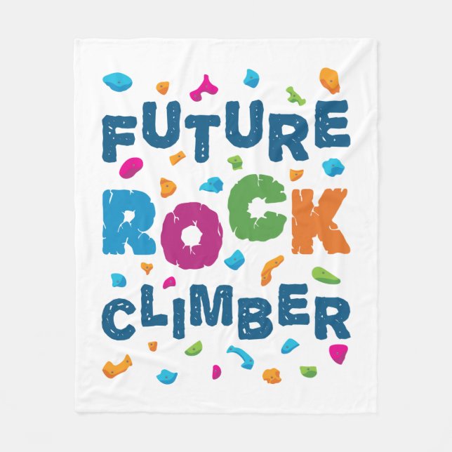 Future Rock Climbing Fleecedecke (Vorderseite)
