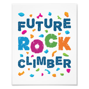 Future Rock Climbing Fotodruck