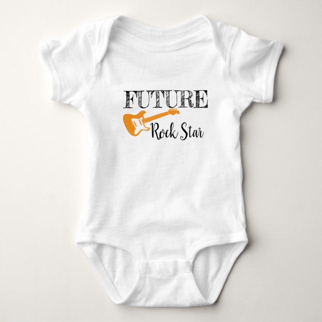 Future Rock Star Baby Bodysuit Baby Strampler (Vorderseite)