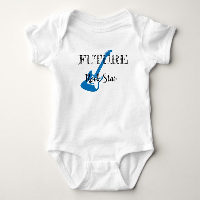 Future Rock Star Baby Bodysuit Strampler (Vorderseite)