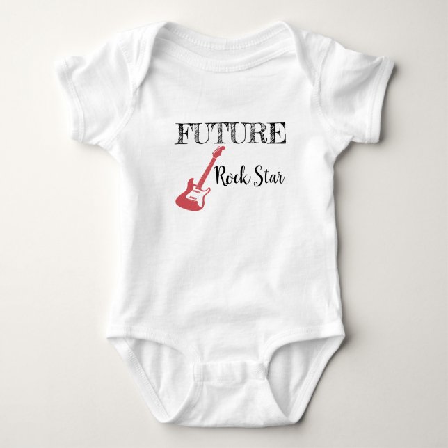 Future Rock Star Baby Bodysuit Strampler (Vorderseite)