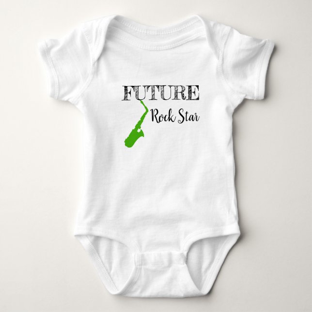 Future Rock Star Baby Bodysuit Strampler (Vorderseite)