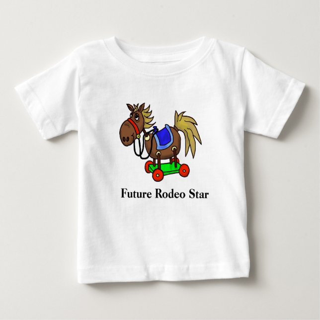 Future Rodeo Star Toy Horse Baby Shirt (Vorderseite)