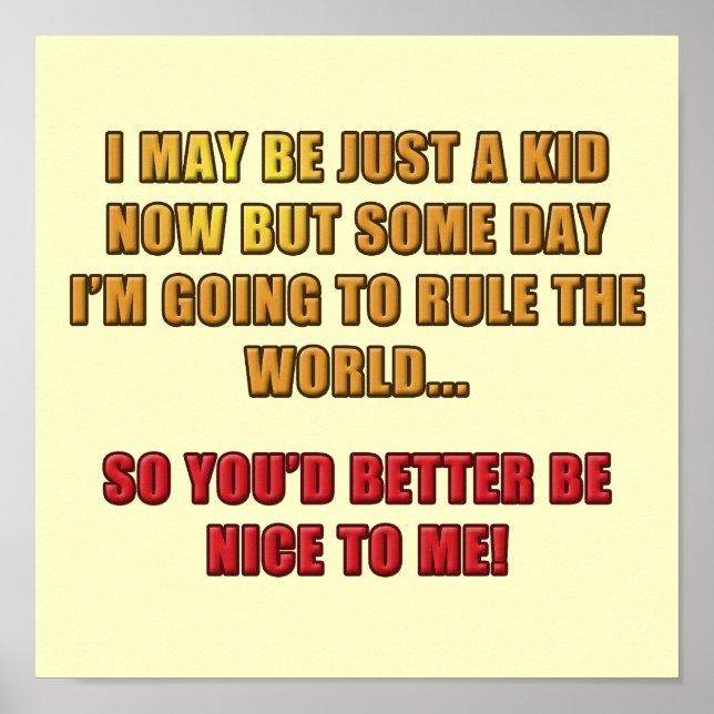 Future Ruler Poster (Vorne)